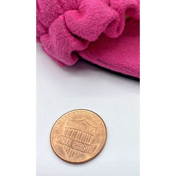 Unisa UnDiara Sandals Pink Fuchsia Ruffle Ankle Strap Heel Barbie BratzSz 6.5 M - Picture 5 of 16